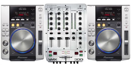 CASE - CDJ 200 + MIXER VMX 300
